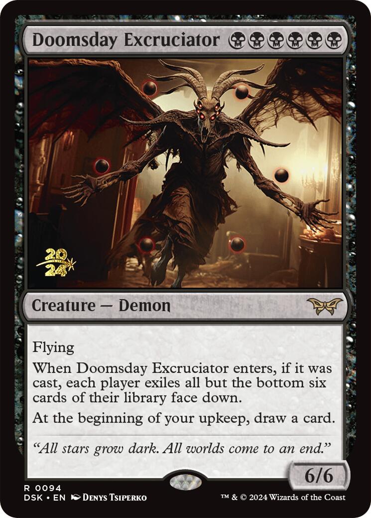 Doomsday Excruciator [Duskmourn: House of Horror Prerelease Promos] | Card Merchant Takapuna