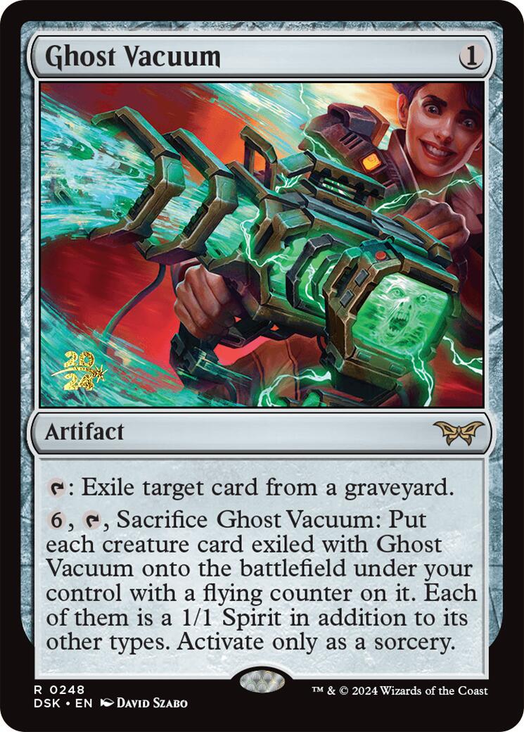 Ghost Vacuum [Duskmourn: House of Horror Prerelease Promos] | Card Merchant Takapuna