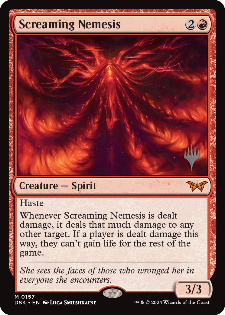 Screaming Nemesis [Duskmourn: House of Horror Promos] | Card Merchant Takapuna