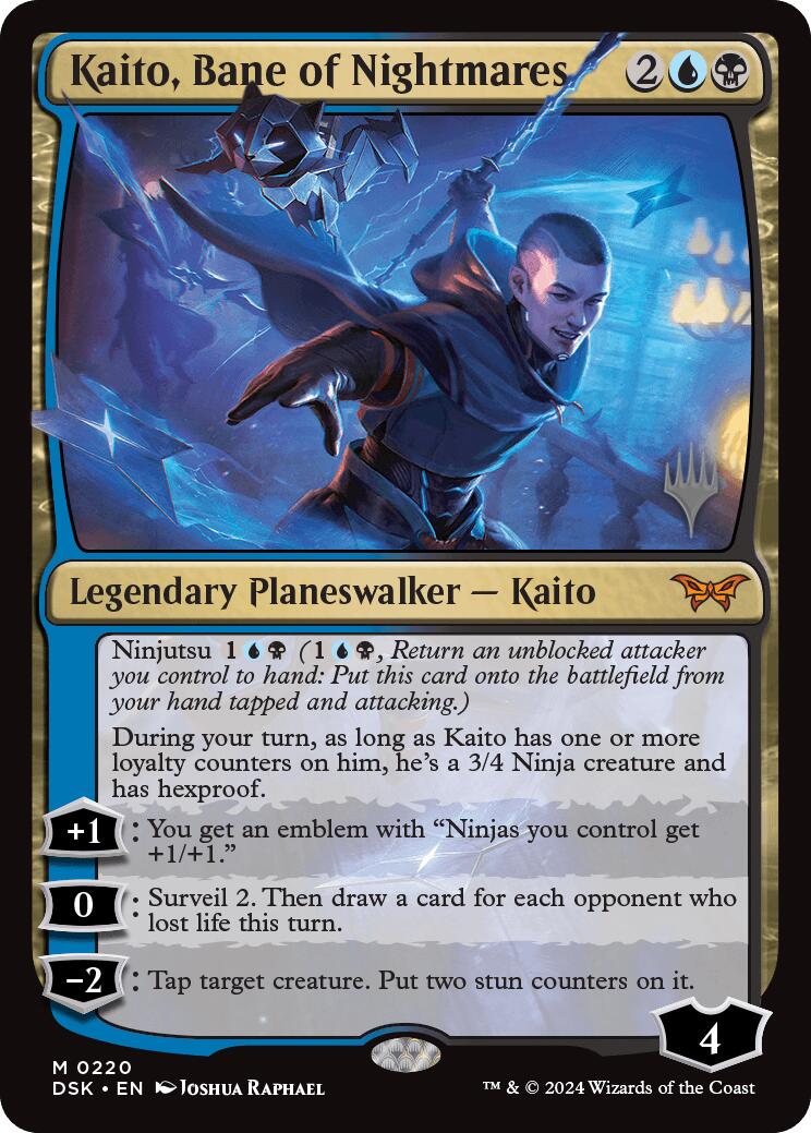 Kaito, Bane of Nightmares [Duskmourn: House of Horror Promos] | Card Merchant Takapuna