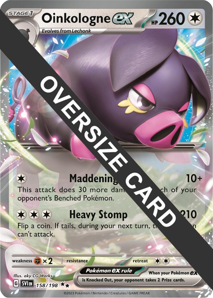 Oinkologne ex (158/198) (Jumbo Card) [Scarlet & Violet: Black Star Promos] | Card Merchant Takapuna