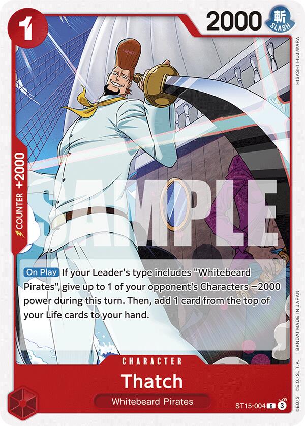 Thatch [Starter Deck: RED Edward.Newgate] | Card Merchant Takapuna