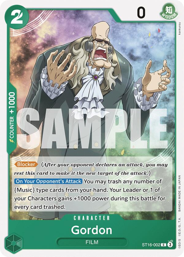 Gordon [Starter Deck: GREEN Uta] | Card Merchant Takapuna