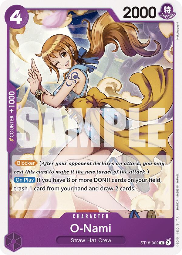 O-Nami [Starter Deck: PURPLE Monkey.D.Luffy] | Card Merchant Takapuna