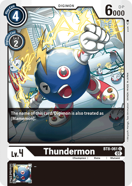 Thundermon [BT8-061] [New Awakening] | Card Merchant Takapuna