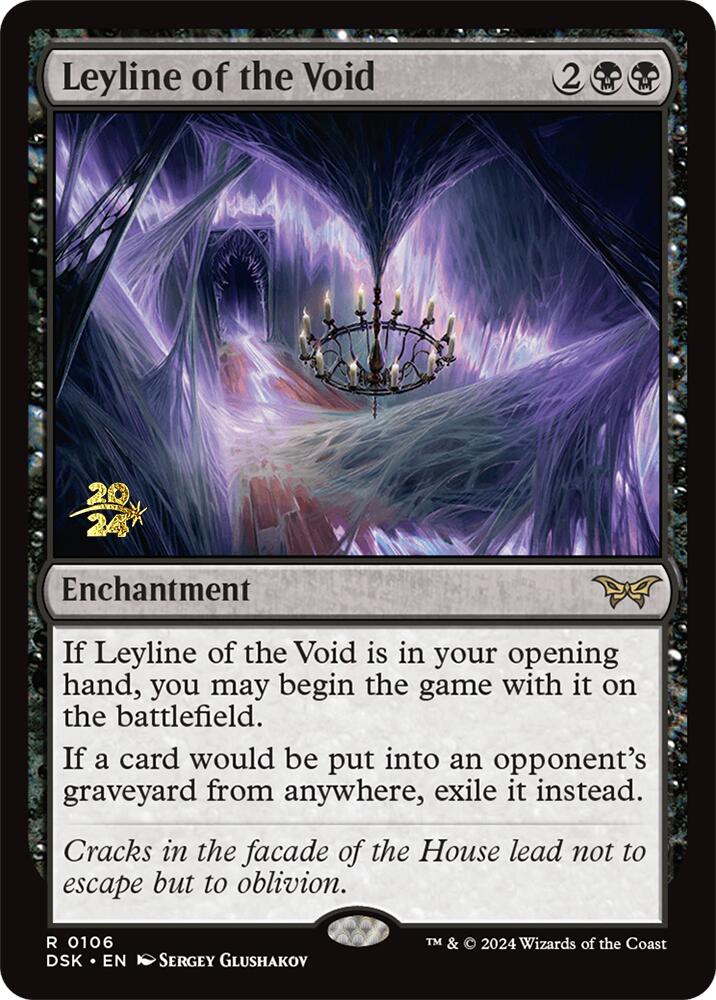 Leyline of the Void (0106) [Duskmourn: House of Horror Prerelease Promos] | Card Merchant Takapuna