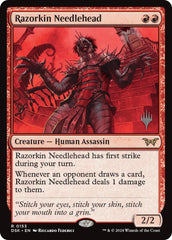 Razorkin Needlehead [Duskmourn: House of Horror Promos] | Card Merchant Takapuna