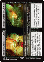 Unholy Annex // Ritual Chamber [Duskmourn: House of Horror Promos] | Card Merchant Takapuna