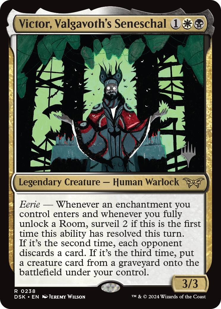 Victor, Valgavoth's Seneschal [Duskmourn: House of Horror Promos] | Card Merchant Takapuna