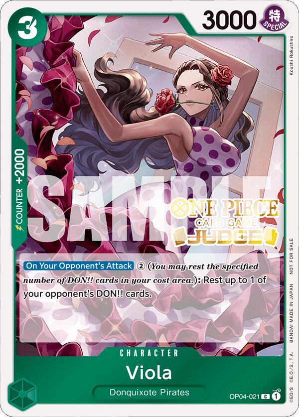 Viola (Judge Pack Vol. 4) [One Piece Promotion Cards] | Card Merchant Takapuna