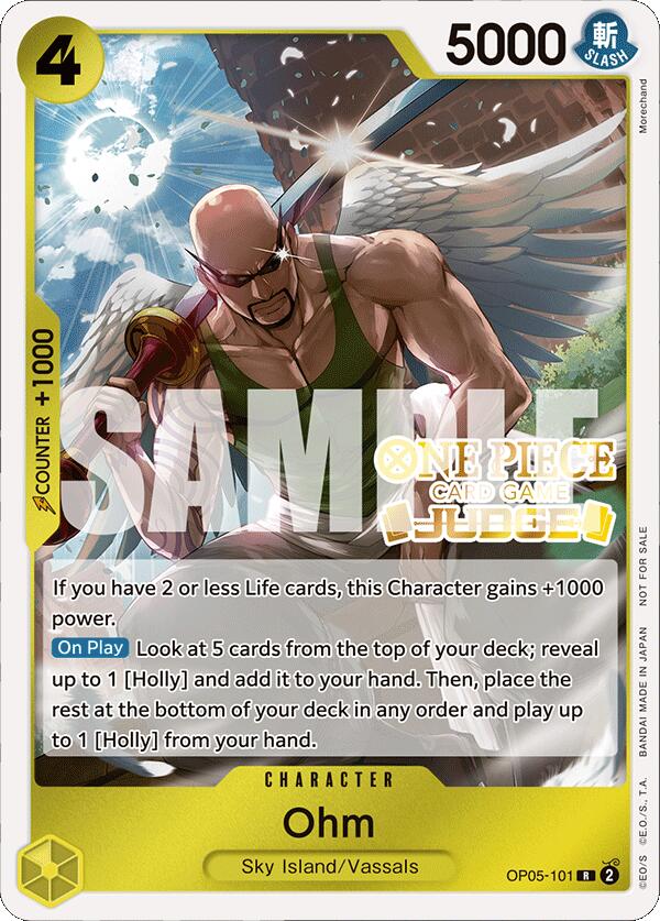 Ohm (Judge Pack Vol. 4) [One Piece Promotion Cards] | Card Merchant Takapuna