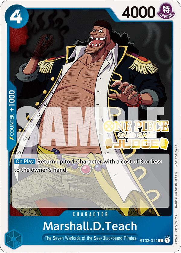 Marshall.D.Teach (Judge Pack Vol. 4) [One Piece Promotion Cards] | Card Merchant Takapuna