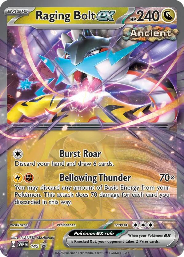 Raging Bolt ex (145) [Scarlet & Violet: Black Star Promos] | Card Merchant Takapuna