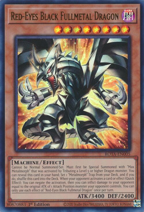 Red-Eyes Black Fullmetal Dragon [ROTA-EN005] Ultra Rare | Card Merchant Takapuna