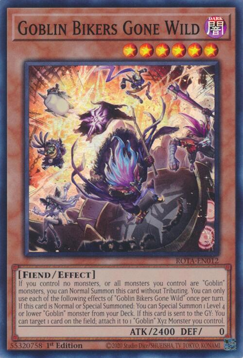 Goblin Bikers Gone Wild [ROTA-EN012] Super Rare | Card Merchant Takapuna