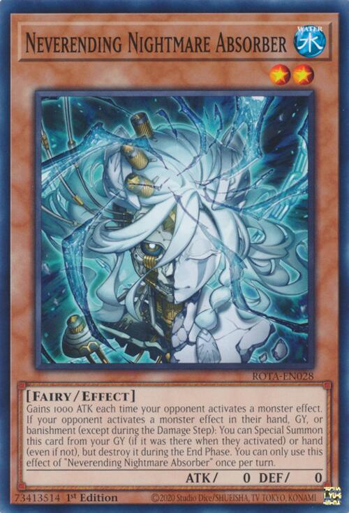 Neverending Nightmare Absorber [ROTA-EN028] Common | Card Merchant Takapuna