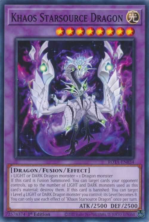 Khaos Starsource Dragon [ROTA-EN034] Common | Card Merchant Takapuna