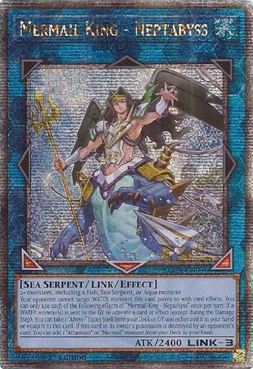 Mermail King - Neptabyss (Quarter Century Secret Rare) [ROTA-EN046] Quarter Century Secret Rare | Card Merchant Takapuna