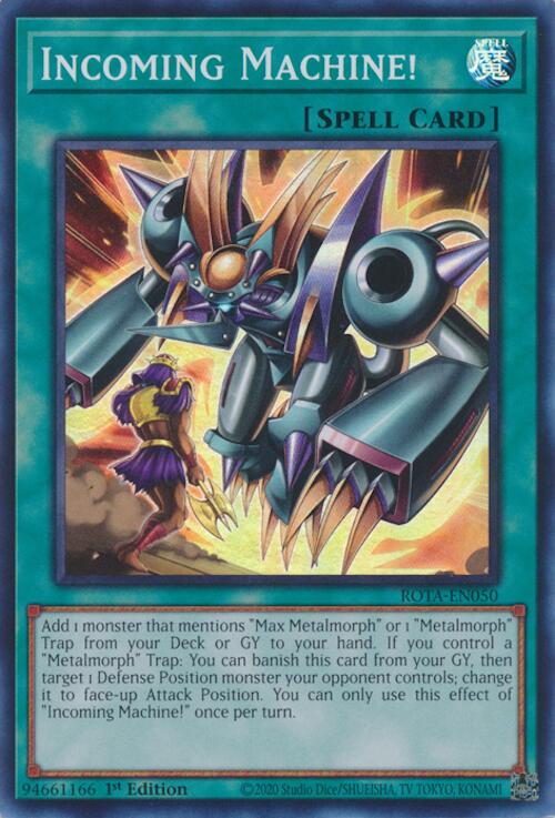 Incoming Machine! [ROTA-EN050] Super Rare | Card Merchant Takapuna