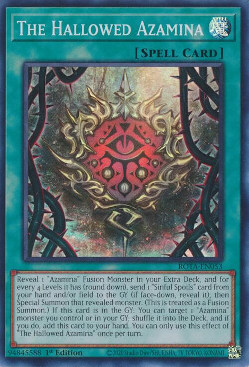 The Hallowed Azamina [ROTA-EN053] Super Rare | Card Merchant Takapuna