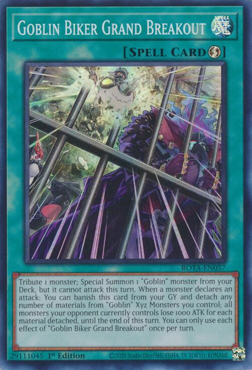 Goblin Biker Grand Breakout [ROTA-EN057] Super Rare | Card Merchant Takapuna