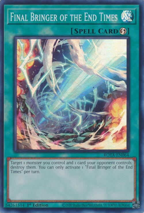 Final Bringer of the End Times [ROTA-EN064] Super Rare | Card Merchant Takapuna