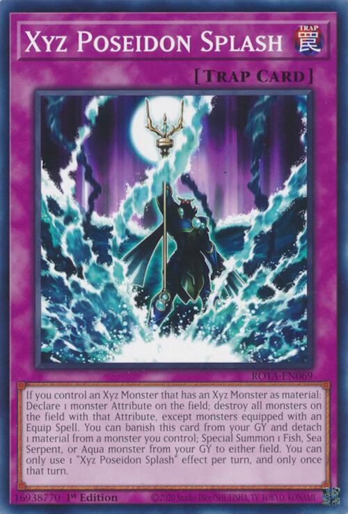 Xyz Poseidon Splash [ROTA-EN069] Common | Card Merchant Takapuna