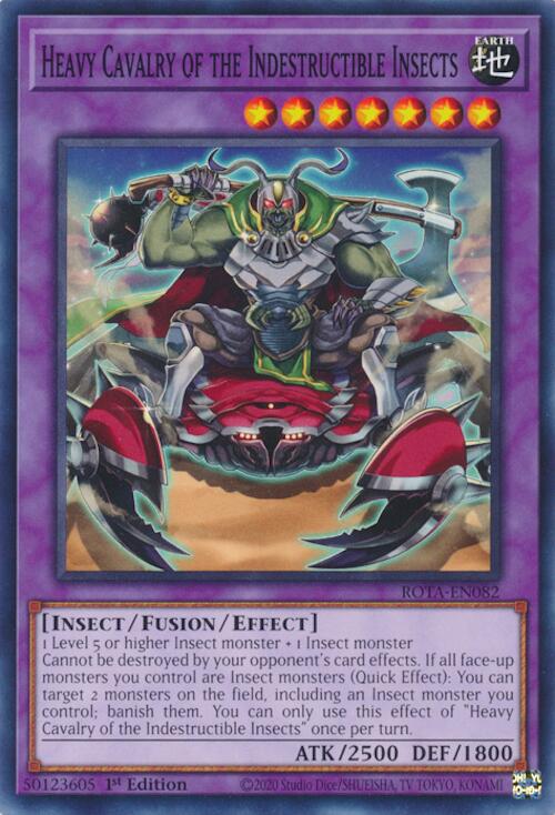 Heavy Cavalry of the Indestructible Insects [ROTA-EN082] Common | Card Merchant Takapuna