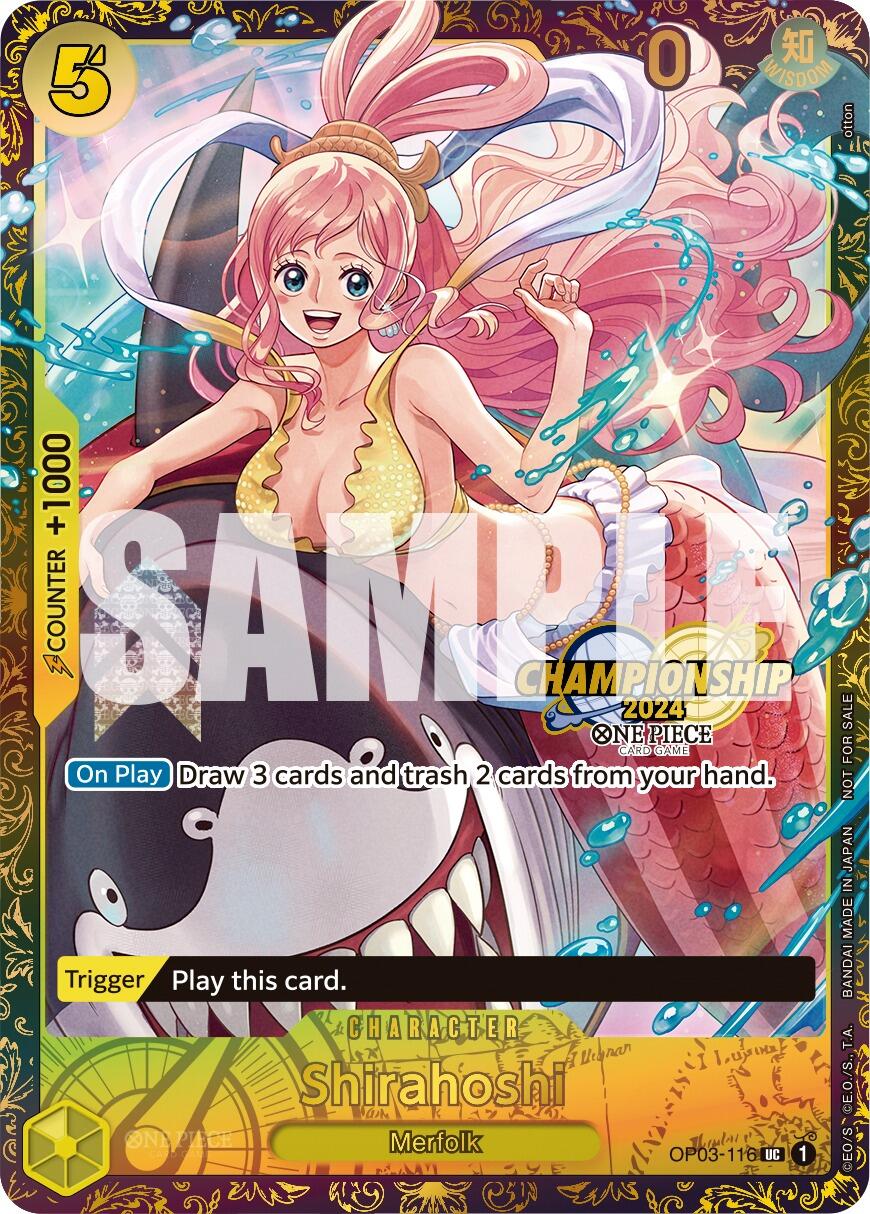 Shirahoshi (October Championship 2024 Online Regional) [One Piece Promotion Cards] | Card Merchant Takapuna