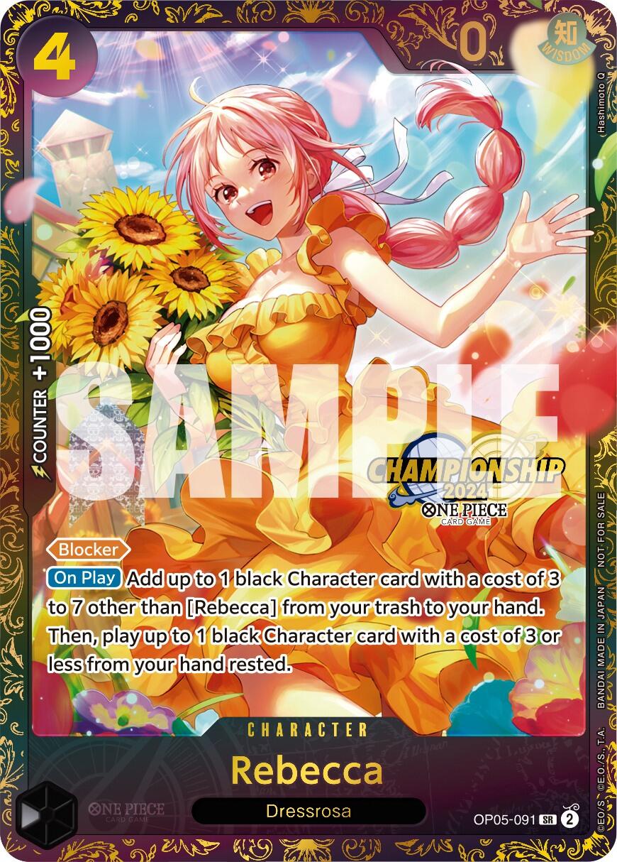 Rebecca (October Championship 2024 Online Regional) [One Piece Promotion Cards] | Card Merchant Takapuna