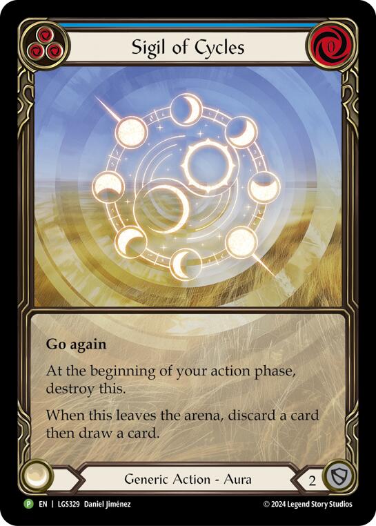 Sigil of Cycles (Extended Art) [LGS329] (Promo)  Rainbow Foil | Card Merchant Takapuna