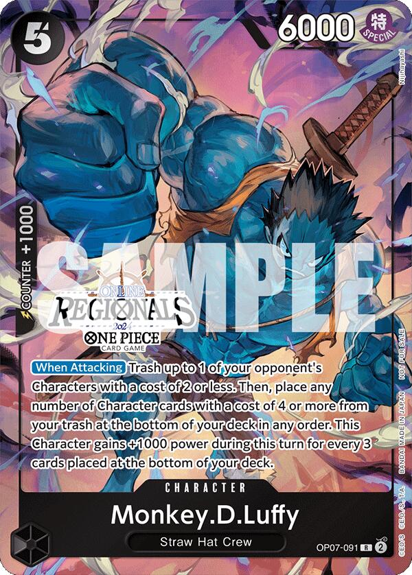 Monkey.D.Luffy (Online Regional 2024 Vol. 3) [One Piece Promotion Cards] | Card Merchant Takapuna