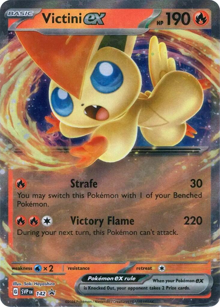 Victini ex (SVP142) [Scarlet & Violet: Black Star Promos] | Card Merchant Takapuna