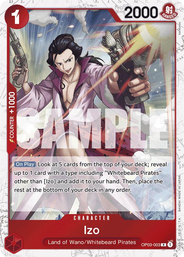 Izo (OP03-003) (Jolly Roger Foil) [Premium Booster -The Best-] | Card Merchant Takapuna