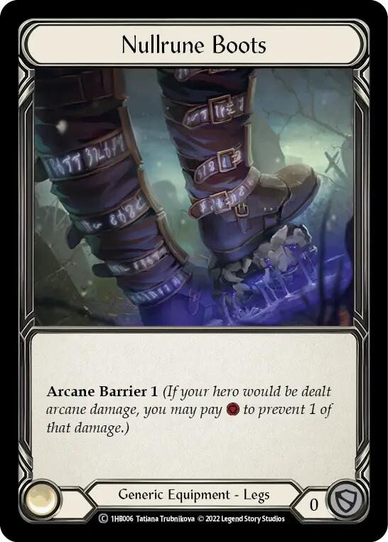 Nullrune Boots [1HB006] (History Pack 1 Bravo Blitz Deck) | Card Merchant Takapuna