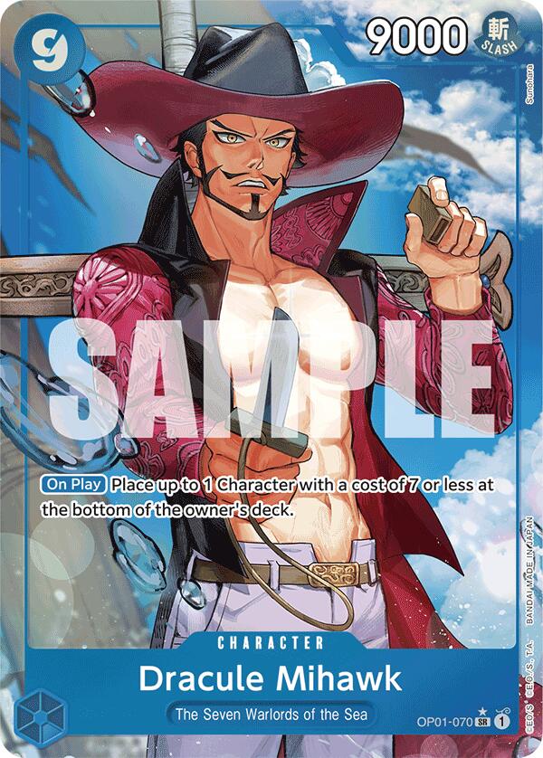 Dracule Mihawk (OP01-070) (Alternate Art) [Premium Booster -The Best-] | Card Merchant Takapuna