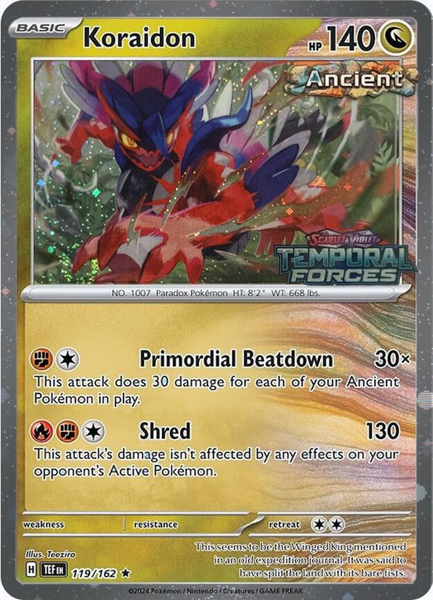 Koraidon (119/162) (European Promo) [Miscellaneous Cards] | Card Merchant Takapuna