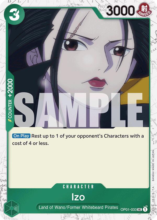 Izo (OP01-033) (Jolly Roger Foil) [Premium Booster -The Best-] | Card Merchant Takapuna