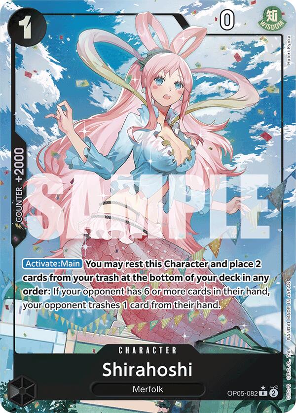 Shirahoshi (OP05-082) (Full Art) [Premium Booster -The Best-] | Card Merchant Takapuna