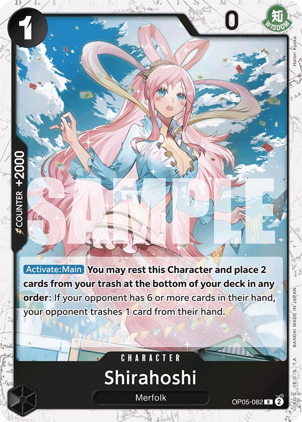 Shirahoshi (OP05-082) (Jolly Roger Foil) [Premium Booster -The Best-] | Card Merchant Takapuna