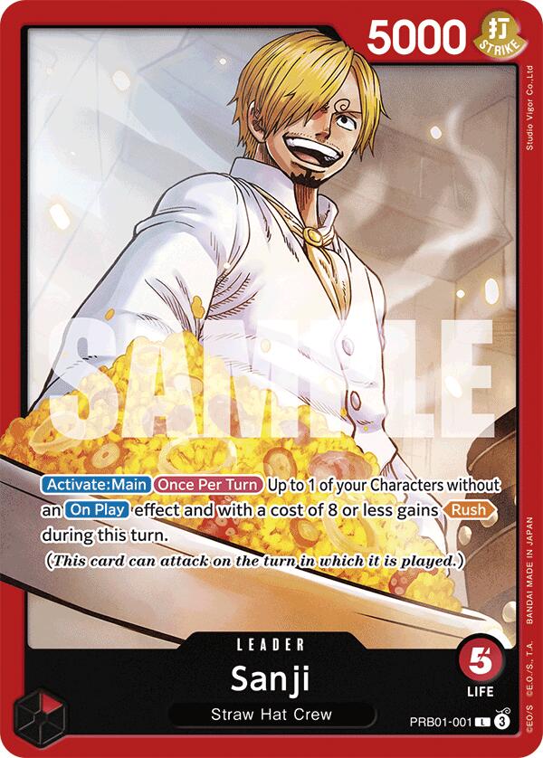 Sanji (PRB01-001) [Premium Booster -The Best-] | Card Merchant Takapuna