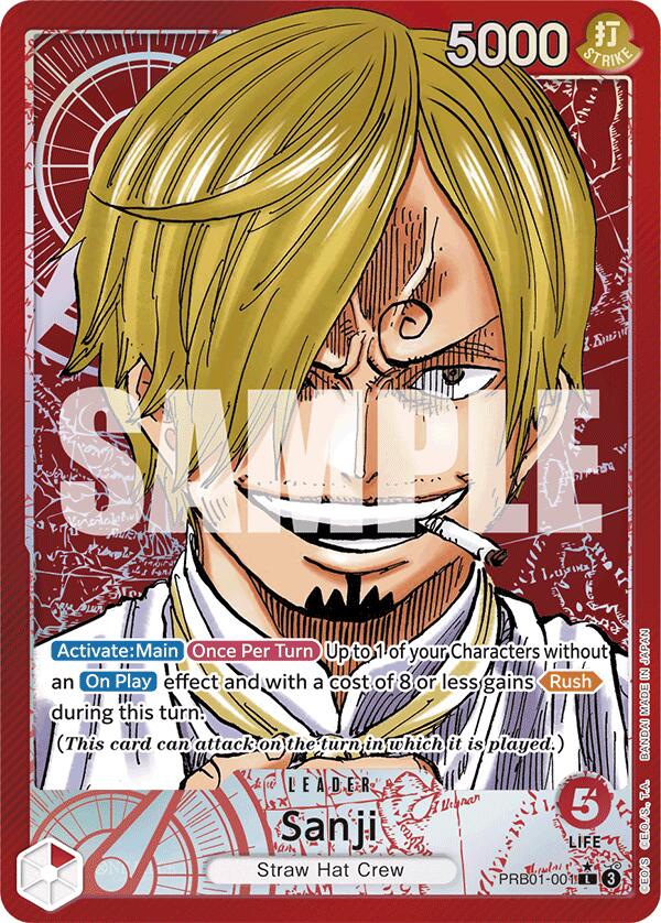 Sanji (PRB01-001) (Alternate Art) [Premium Booster -The Best-] | Card Merchant Takapuna