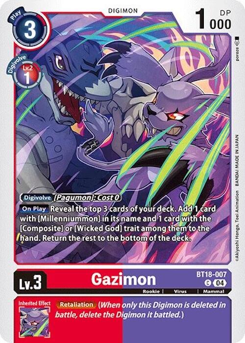 Gazimon [BT18-007] [Release Special Booster 2.0] | Card Merchant Takapuna