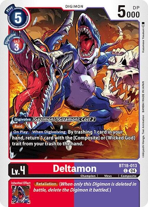 Deltamon [BT18-013] [Release Special Booster 2.0] | Card Merchant Takapuna