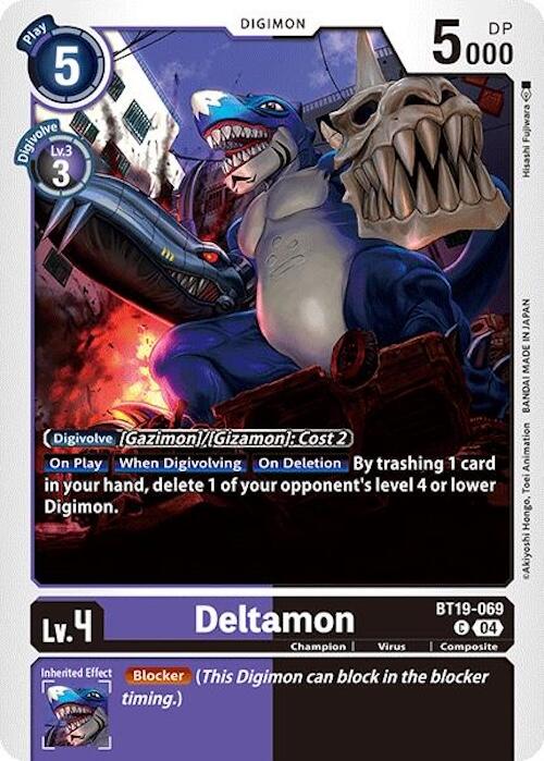 Deltamon [BT19-069] [Release Special Booster 2.0] | Card Merchant Takapuna