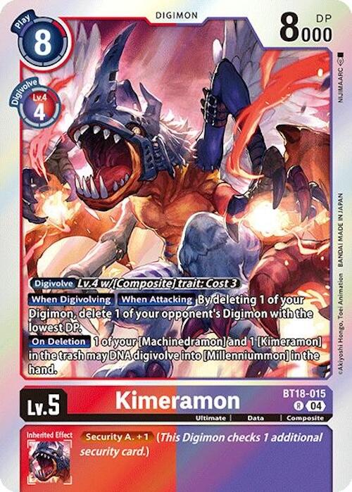 Kimeramon [BT18-015] [Release Special Booster Ver.2.0] | Card Merchant Takapuna