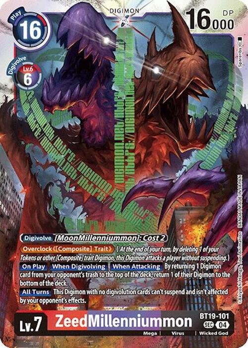 ZeedMillenniummon [BT19-101] [Release Special Booster 2.0] | Card Merchant Takapuna