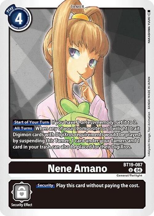 Nene Amano [BT19-087] [Release Special Booster 2.0] | Card Merchant Takapuna