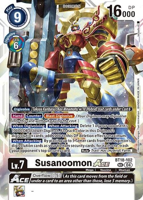 Susanoomon ACE [BT18-102] [Release Special Booster Ver.2.0] | Card Merchant Takapuna