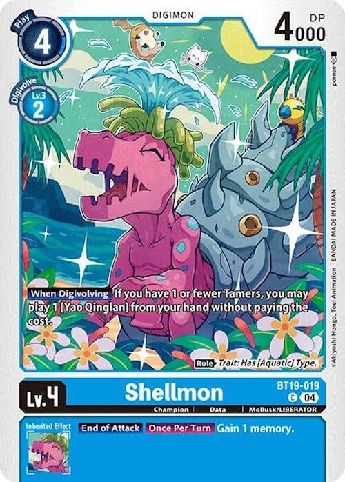 Shellmon [BT19-019] [Release Special Booster 2.0] | Card Merchant Takapuna